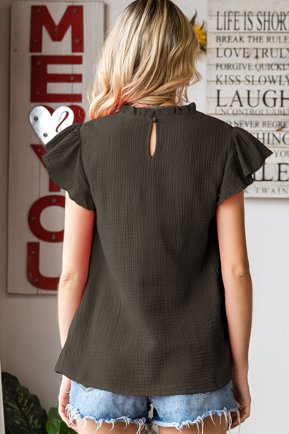 Make it Light as a Butterfly Sleeve Blouse