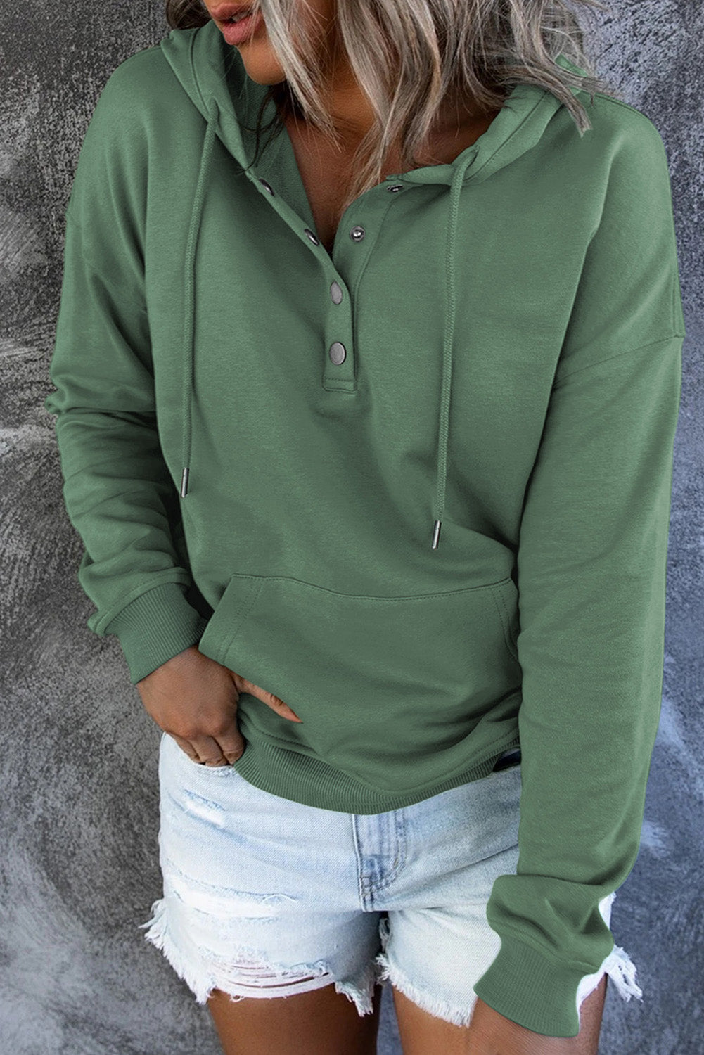 Keep It Casual Dropped Shoulder Hoodie