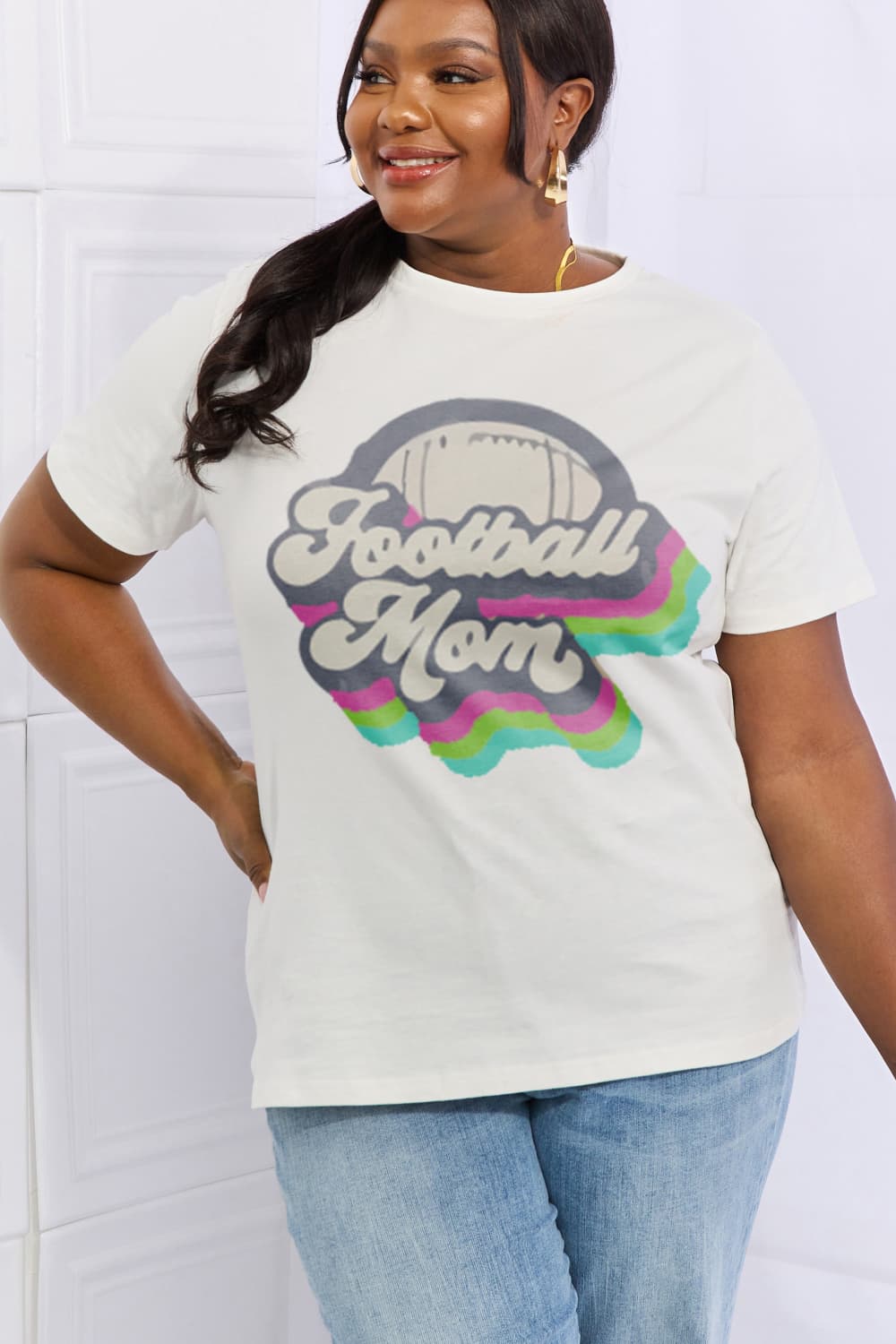 FOOTBALL MOM Cotton Tee