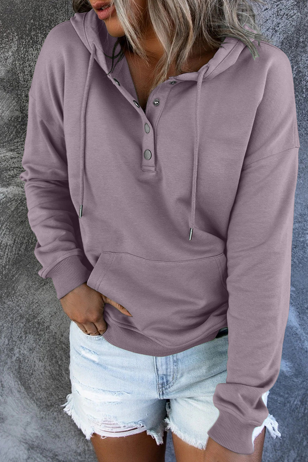Keep It Casual Dropped Shoulder Hoodie