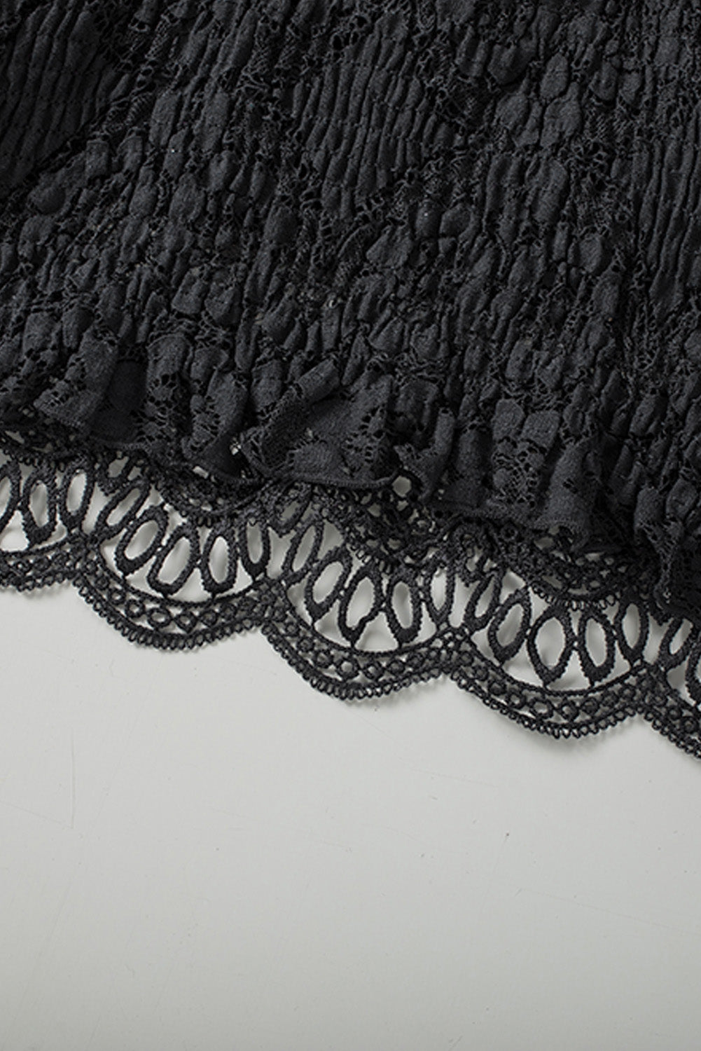 Angelfish V-Neck Lace Cropped Cami