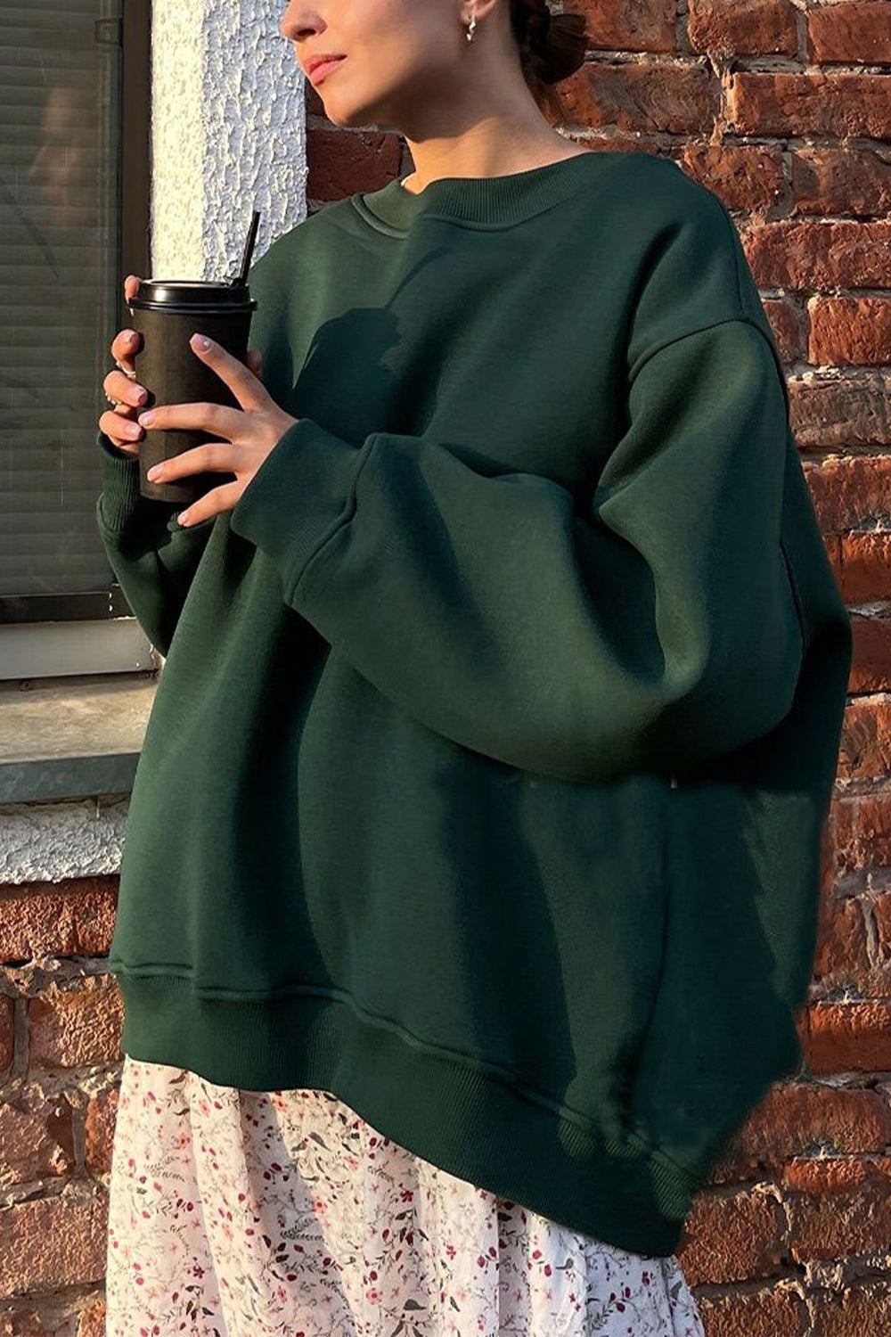 Coastal Days Drop Shoulder Sweatshirt