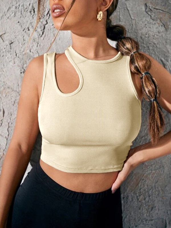 Take a Notch Ribbed Tank Top