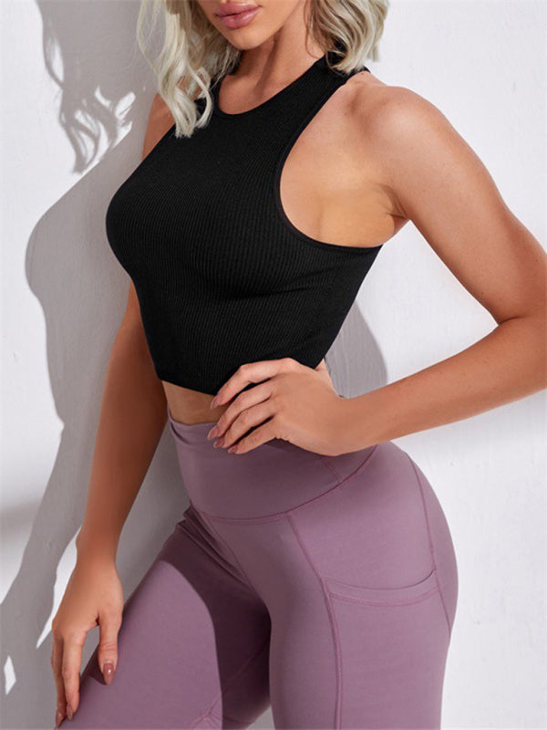Pit Bar Sports Solid Color Round Neck Quick Dry