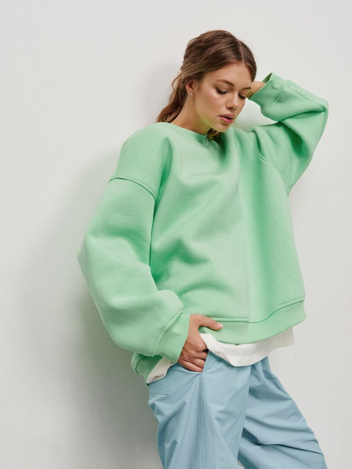 Coastal Days Drop Shoulder Sweatshirt