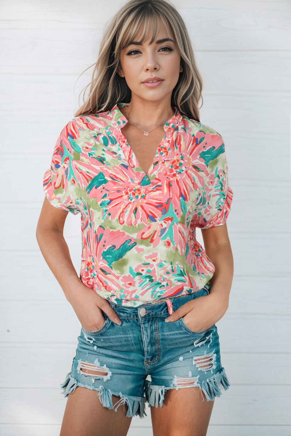 Seaside Short Sleeve Top