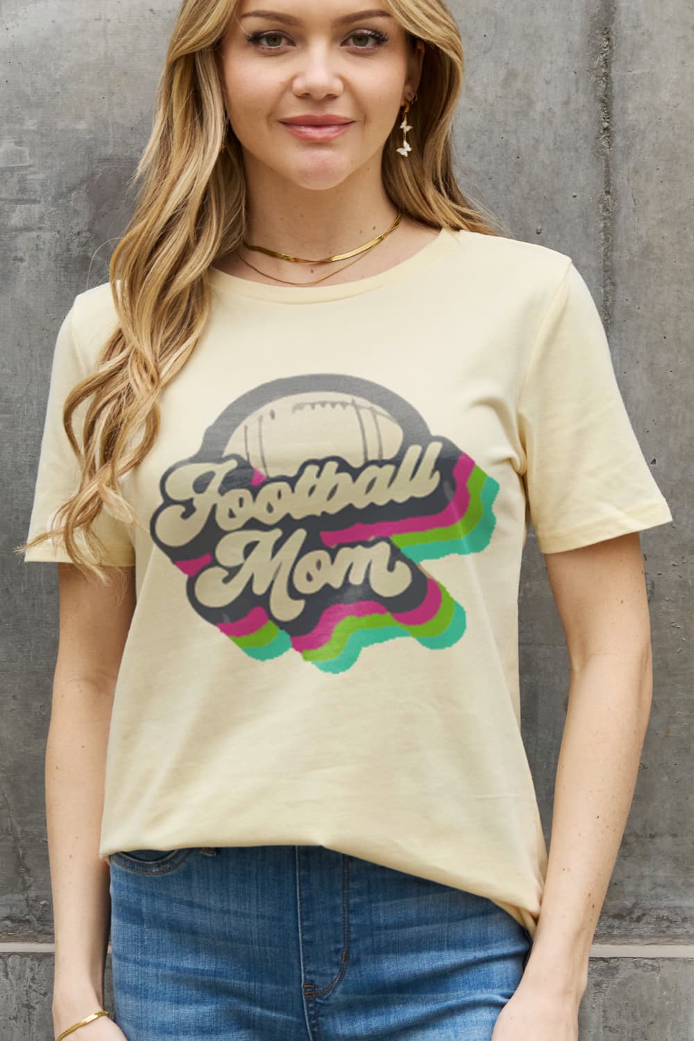 FOOTBALL MOM Cotton Tee