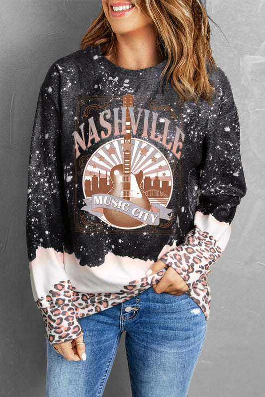 NASHVILLE MUSIC CITY Graphic Sweatshirt