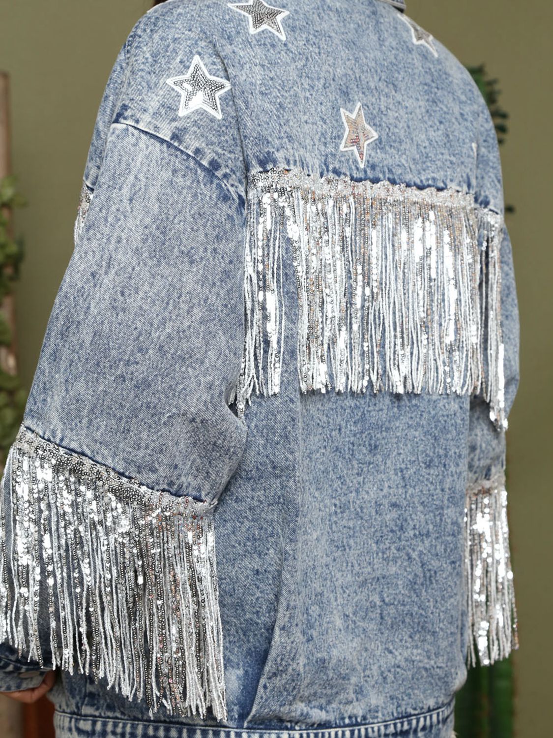 The Hills Fringe Denim Jacket