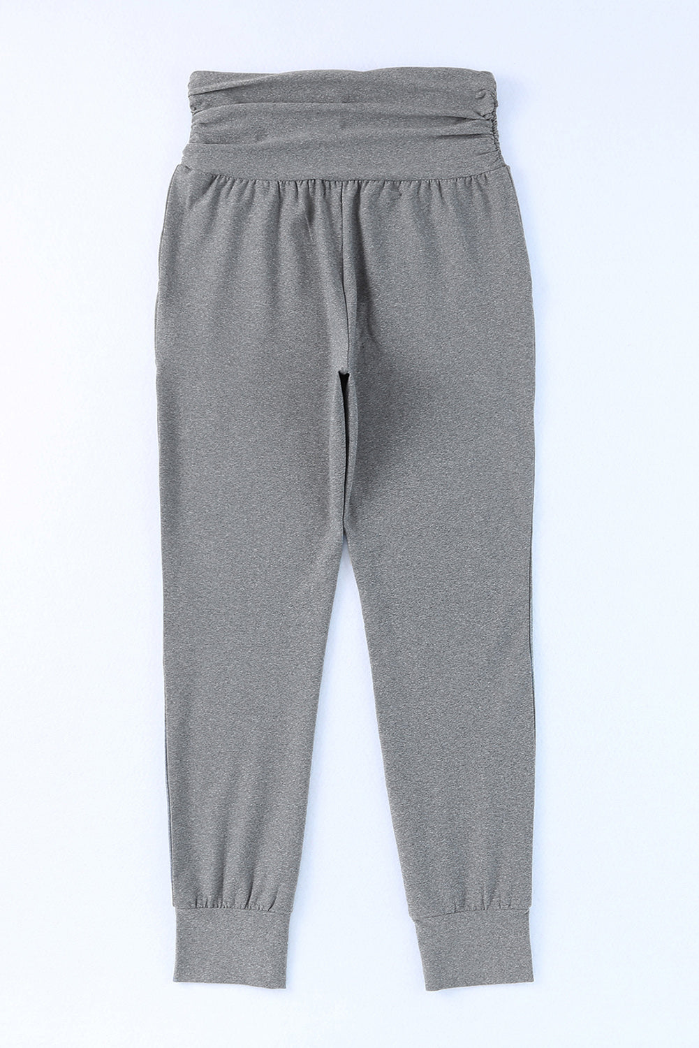 On a High-Rise Wide Waistband Joggers