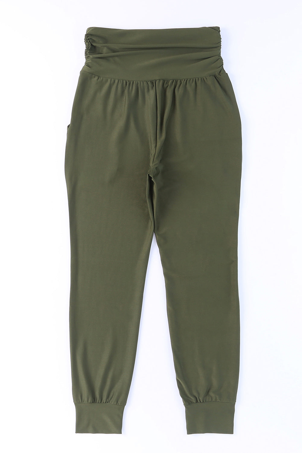 On a High-Rise Wide Waistband Joggers