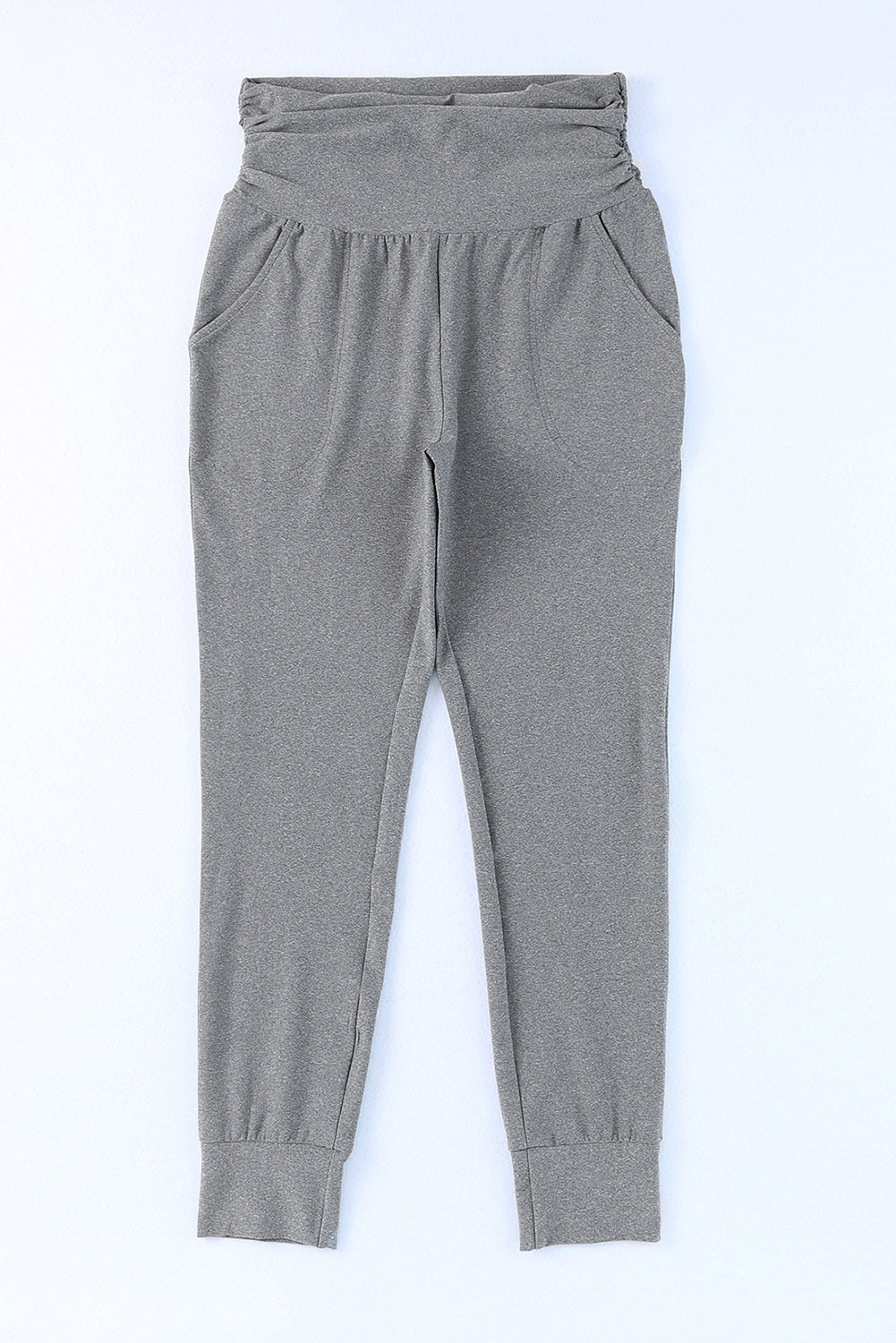 On a High-Rise Wide Waistband Joggers